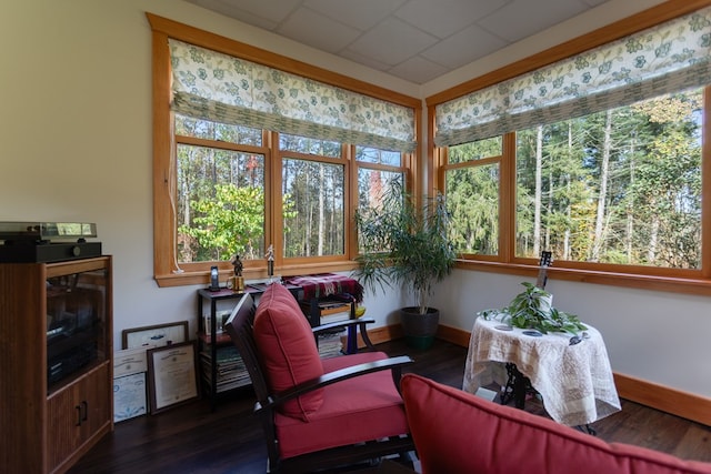 sunroom / solarium featuring a wealth of natural light