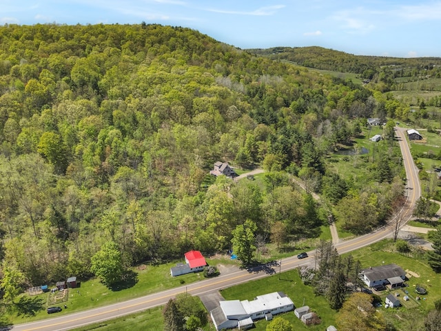 543 Drybrook Rd, Waverly, NY 14892 - aerial view of a heavily wooded area
