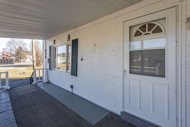 view of property entrance