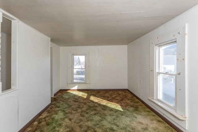 empty room featuring carpet floors