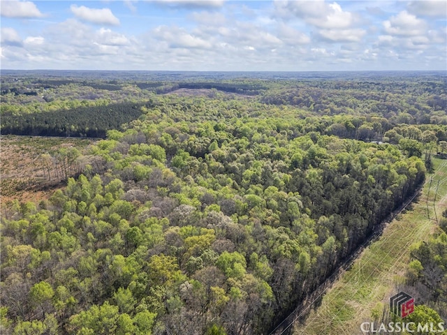 view of aerial view