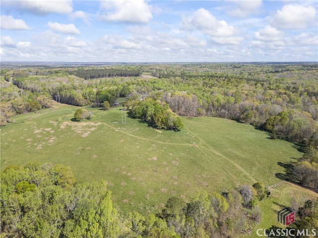 view of aerial view