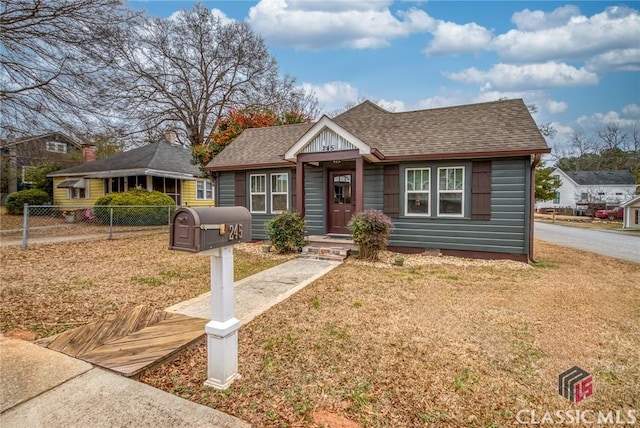 view of bungalow-style house