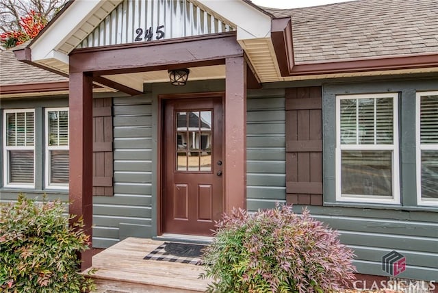 view of property entrance