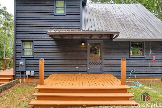 view of deck