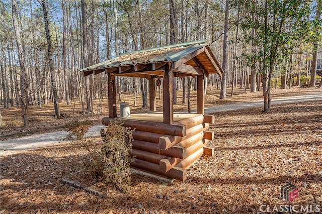 view of property's community with a gazebo