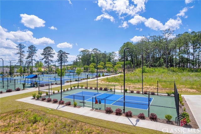 view of sport court