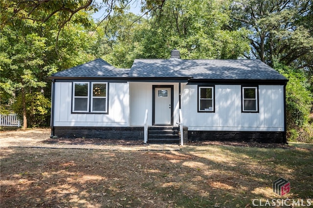 view of front of house