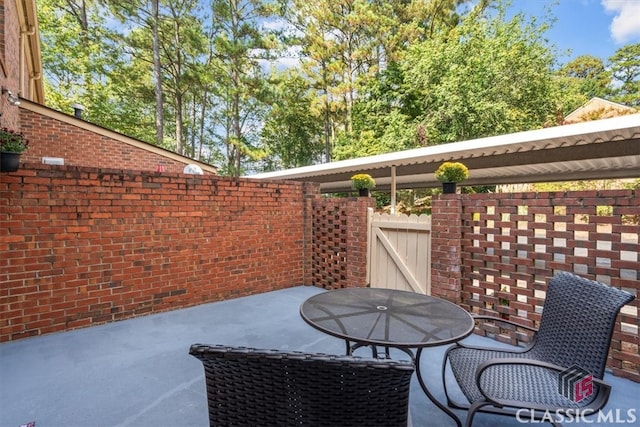 view of patio