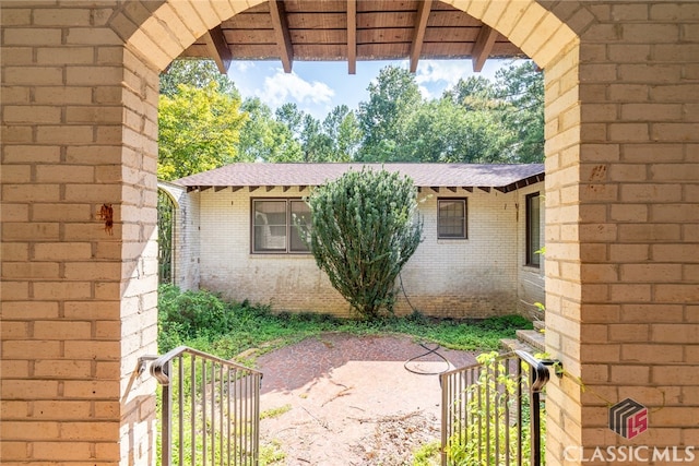 view of patio