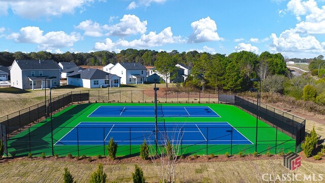 view of sport court