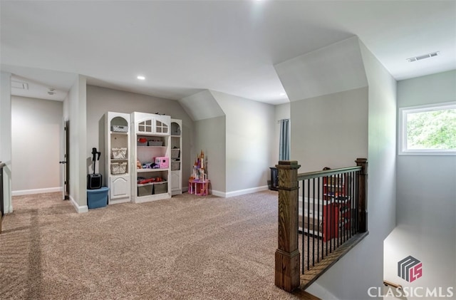 playroom with carpet flooring