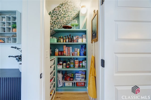 view of pantry