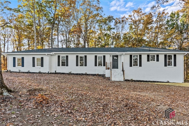 view of ranch-style home