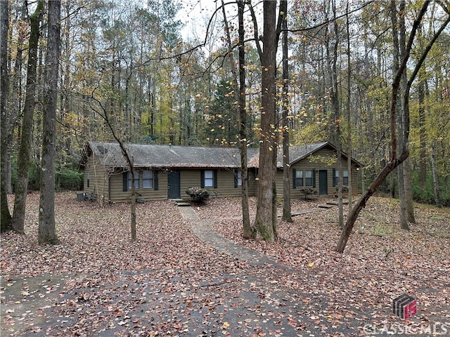 view of ranch-style house