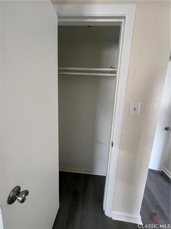 view of closet