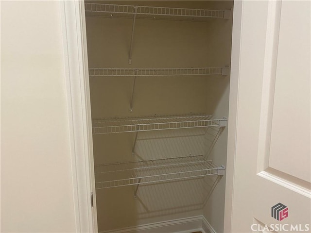 view of closet