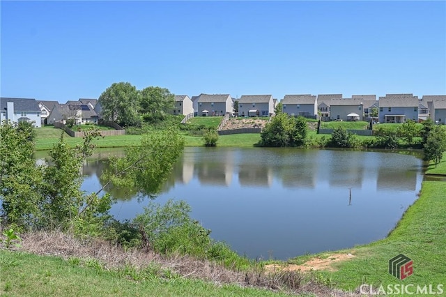 property view of water