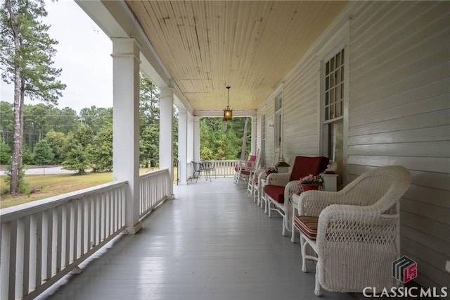 view of deck