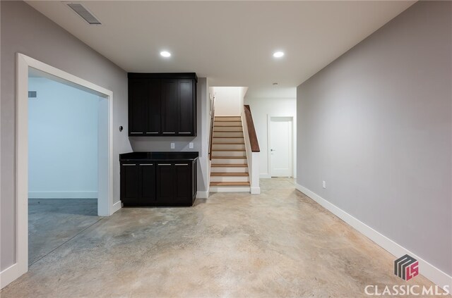 view of unfurnished living room