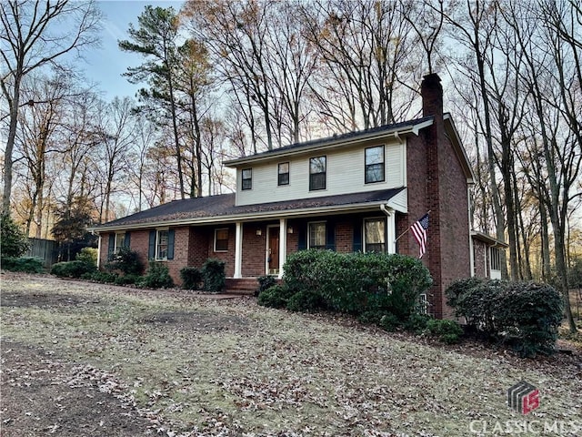 view of front of property