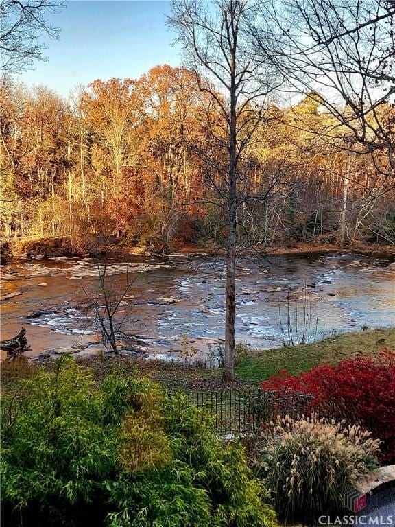 property view of water