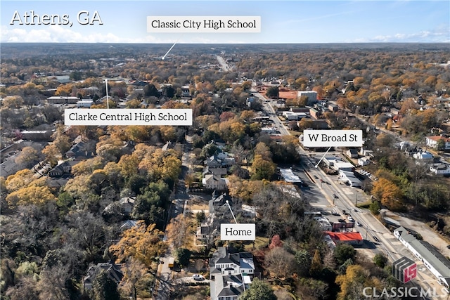 bird's eye view