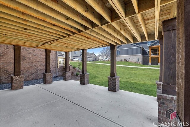 1745 Silo Bnd Unit 16, Watkinsville, GA 30677 - view of patio featuring a residential view