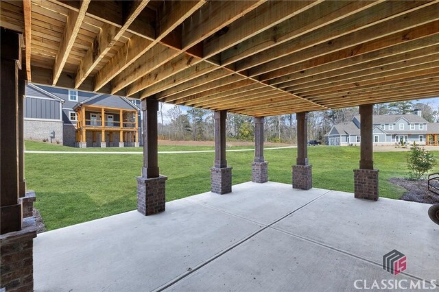 1745 Silo Bnd Unit 16, Watkinsville, GA 30677 - view of patio featuring a residential view