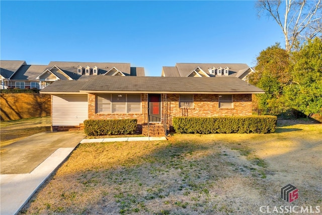 view of ranch-style home