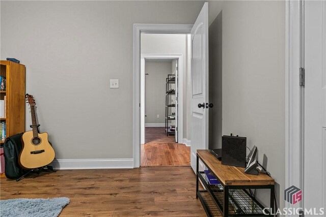 1750 Ryland Hills Dr, Watkinsville, GA 30677 - hall featuring baseboards and wood finished floors