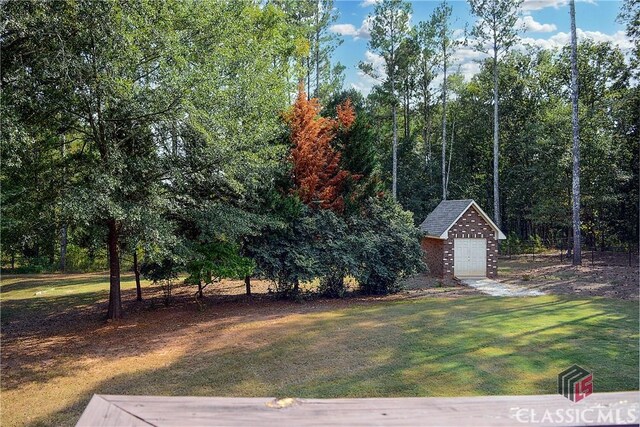 1750 Ryland Hills Dr, Watkinsville, GA 30677 - view of yard featuring an outbuilding and a storage shed