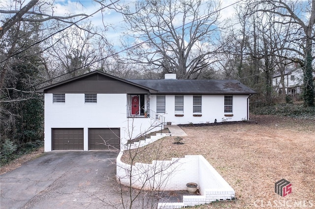 ranch-style house with a garage