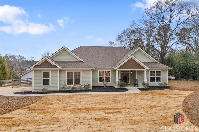 view of craftsman inspired home