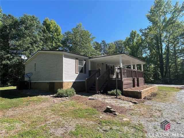 view of manufactured / mobile home