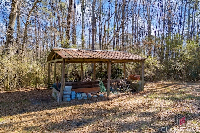 surrounding community with a gazebo