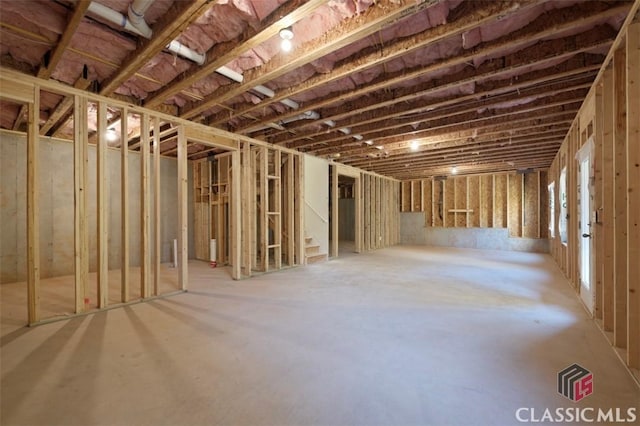 misc room featuring concrete floors