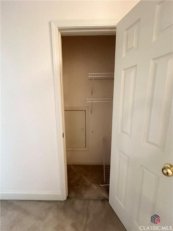 view of closet