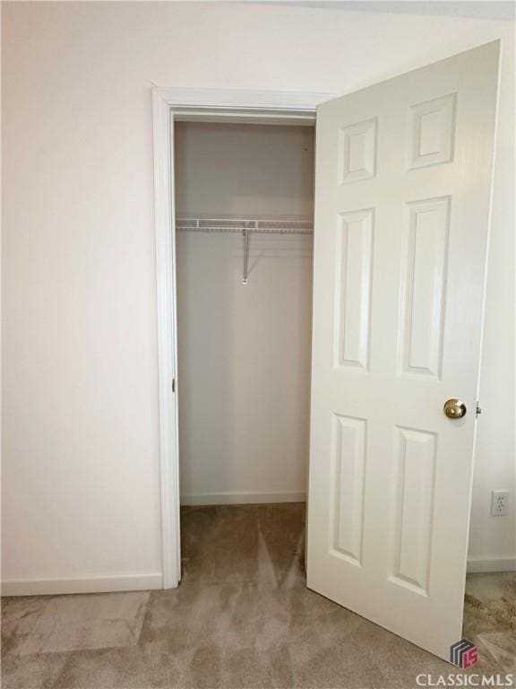 view of closet