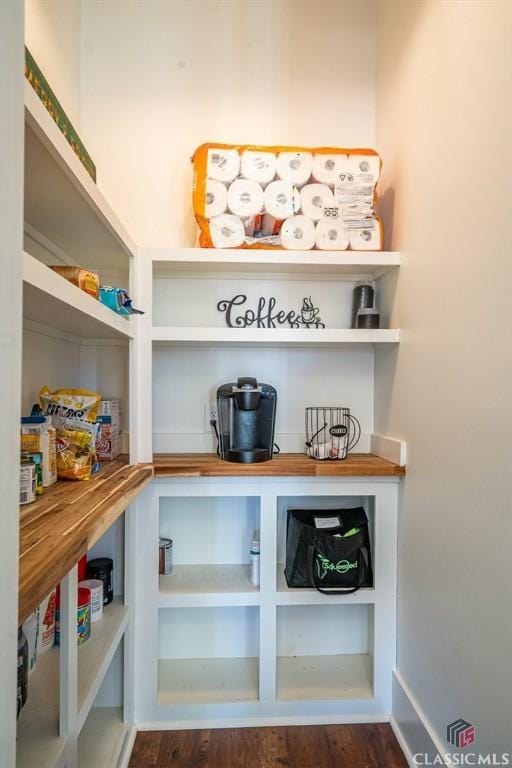 view of pantry