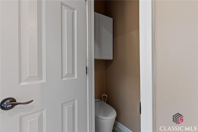 bathroom with toilet