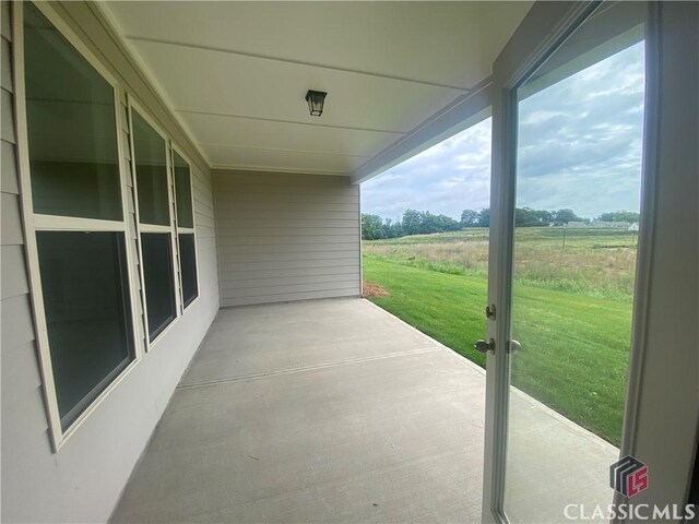 216 Montview Dr, Jefferson, GA 30549 - view of patio featuring a view of countryside