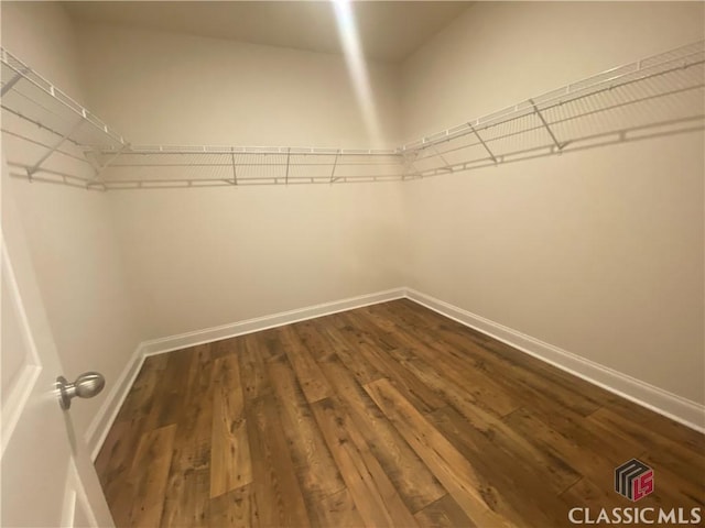 216 Montview Dr, Jefferson, GA 30549 - spacious closet with dark wood-type flooring