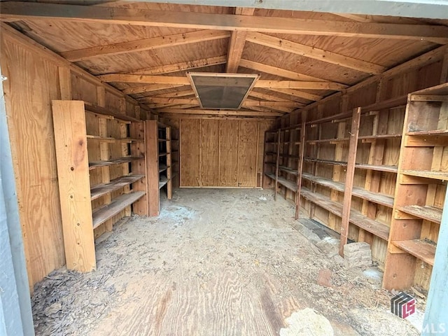 view of storage