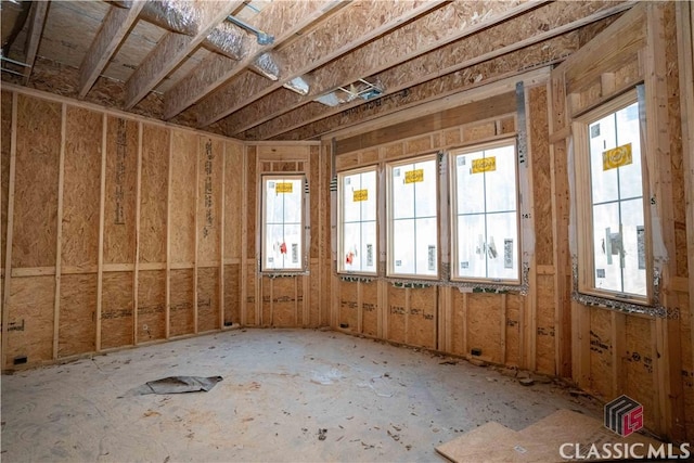 miscellaneous room with a wealth of natural light