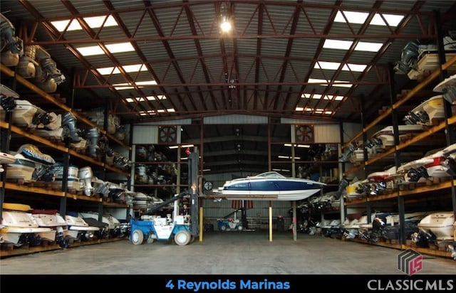 view of storage room