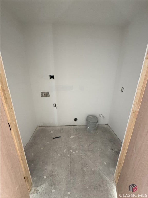 laundry area featuring electric dryer hookup