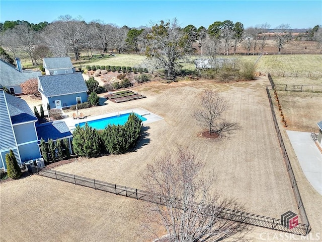 exterior space featuring fence