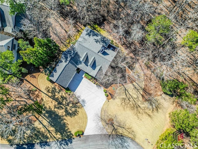 drone / aerial view