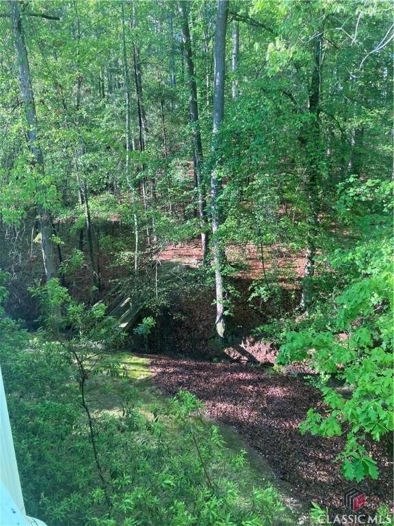 view of nature with a wooded view